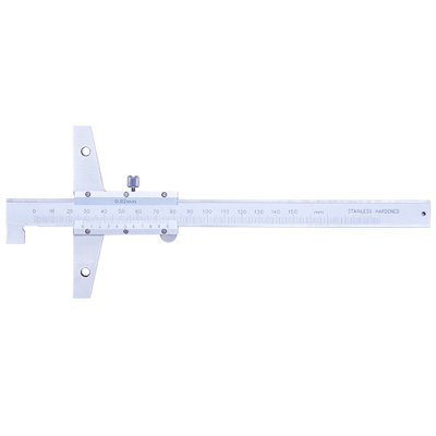 (image for) Vernier Hook Depth Gage 0-300mm 0.02mm