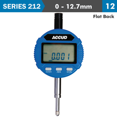 (image for) Digital Indicator Flat Back 12.7mm/0.5'