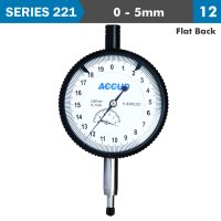 (image for) Dial Indicator Flat Back 5mm