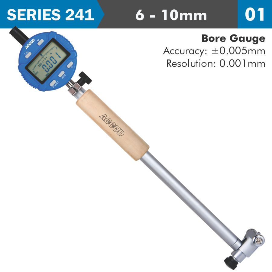 (image for) Dig. Precision Bore Gauge 6-10mm 0.012mm Acc. 0.001mm Grad.