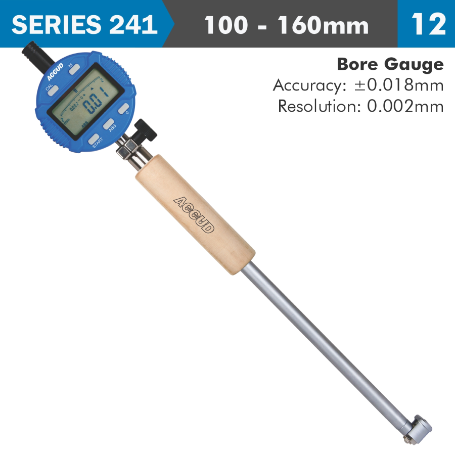 (image for) Dig. Bore Gauge 100-160mm 0.018mm Acc. 0.001mm Grad.