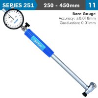 (image for) Precision Dial Bore Gauge 250-450mm 0.018mm Acc. 0.001mm Grad.