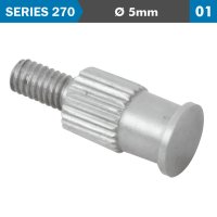 (image for) Flat Steel Contact Point 5mm Od 8mm Leng