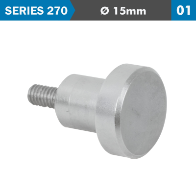 (image for) Flat Steel Contact Point 15mm Od 10mm For Ind