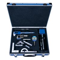 (image for) 12pc Measuring Set Caliper Micrometer Mag. Stand 3 X Gauges Scriber De