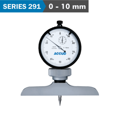 (image for) Dial Depth Guage 10mm 0.01mm Grad. 63x 17mm Base
