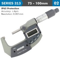 (image for) Dig. Outside Micrometer 75-100mm 0.004mm Acc. Ip65 0.001mm Res.