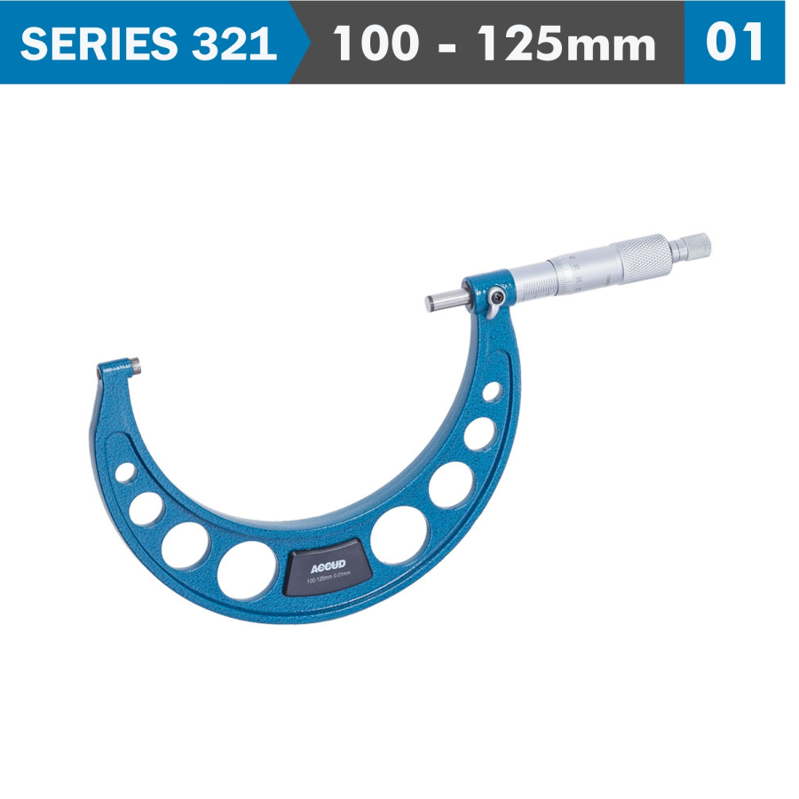 (image for) Outside Micrometer 100-125mm 0.006mm Acc. 0.01mm Grad.