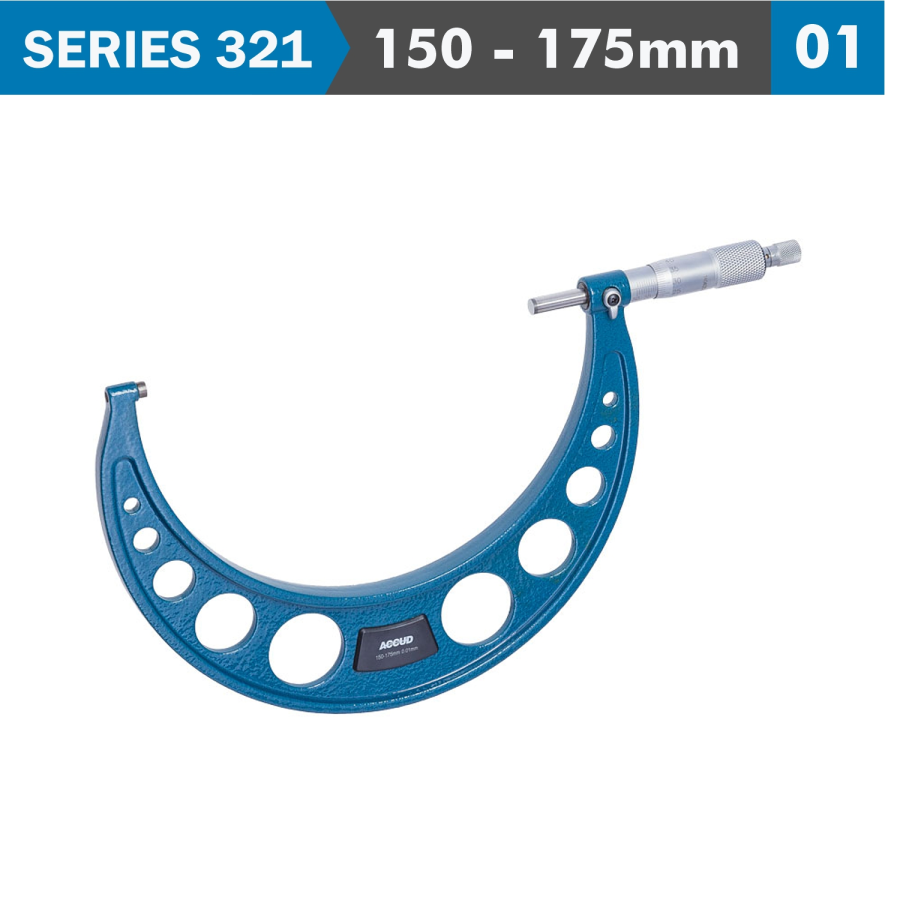 (image for) Outside Micrometer 150-175mm 0.007mm Acc. 0.01mm Grad.