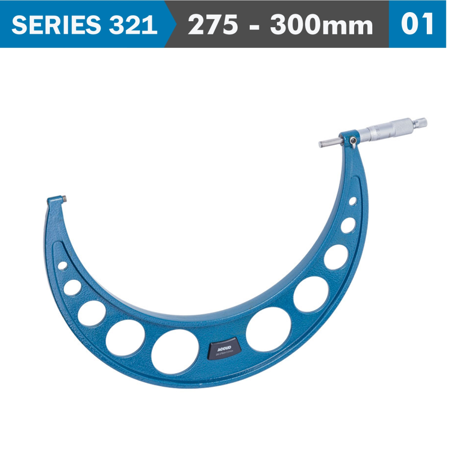 (image for) Outside Micrometer 275-300mm 0.009mm Acc. 0.01mm Grad.