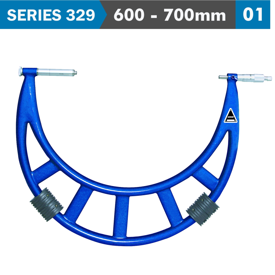 (image for) Outside Micrometer 600-700mm 0.016mm Acc. 0.01mm Grad. With Extension