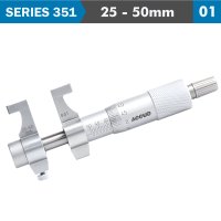(image for) Inside Micrometer 25-50mm With Setting Ring 0.008mm Acc. 0.01mm Grad.