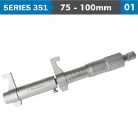 (image for) Inside Micrometer 75-100mm Without Setting Ring 0.010mm Acc. 0.01mm Gr