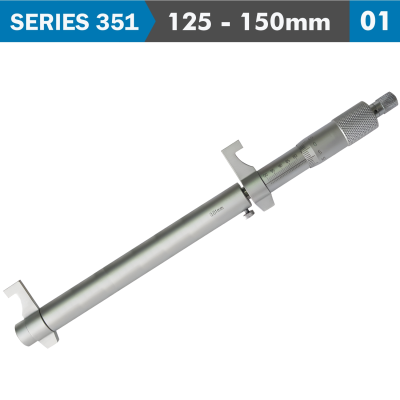 (image for) Inside Micrometer 125-150mm Without Setting Ring 0.011mm Acc. 0.01mm G