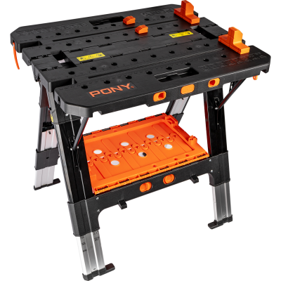 (image for) Pony Work Table And Sawhorse With 4pc Bench Dogs