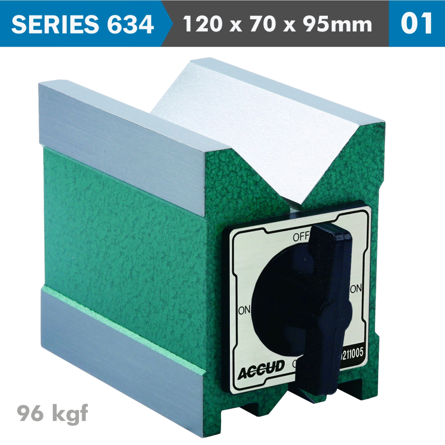 (image for) Magnetic V-block 120x70x95mm 96kgf