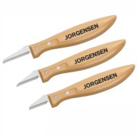 Jorgensen 3pc Whittling Knife Set Incl. 1-1/4' / 1-1/2'/1-3/4' Knives (image for) Jorgensen 3pc Whittling Knife Set Incl. 1-1/4' / 1-1/2'/1-3/4' Knives