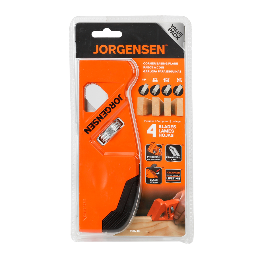 (image for) Corner Hand Plane W/45° Chamfer Blade W/ Corner Round Blade 3,5,6mm