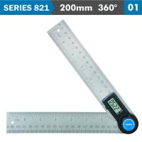 (image for) Digital Protractor Blade 200mm 360 Deg. 0.3 Deg. Acc. 0.1 Deg. Res.