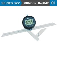 (image for) Digital Protractor Blade 360 Deg. 5' Acc. S/steel 0.1 Deg. Res.