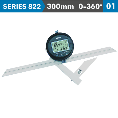(image for) Digital Protractor Blade 360 Deg. 5' Acc. S/steel 0.1 Deg. Res.