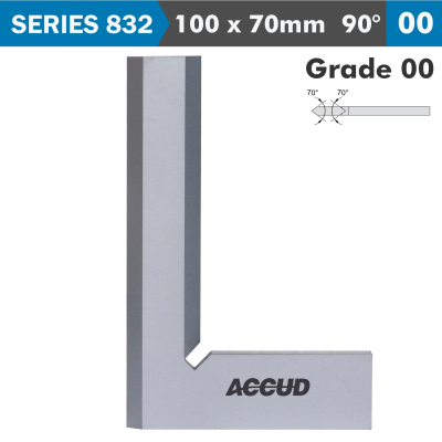 (image for) Beveled Edge Square 90 Deg. Grade 00 100x70mm