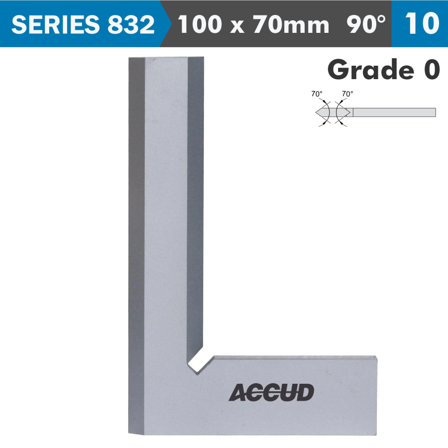 (image for) Beveled Edge Square 90 Deg. Grade 0 100x70mm