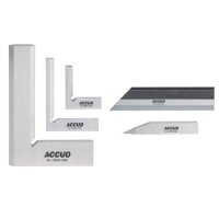 (image for) 5pc Square Set - 3pc Square 1pc Scriber 1pc Straight Edge 100mm