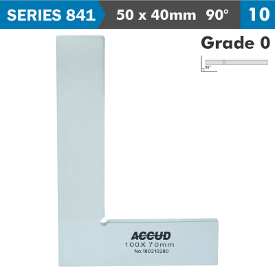 (image for) Flat Edge Square 90 Deg. Grade 0 50x40mm