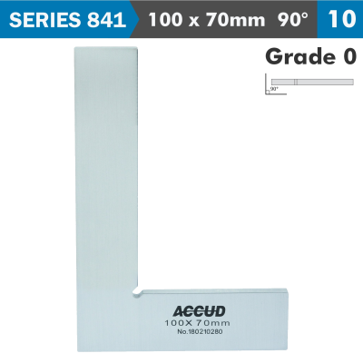 (image for) Flat Edge Square 90 Deg. Grade 0 100x70mm