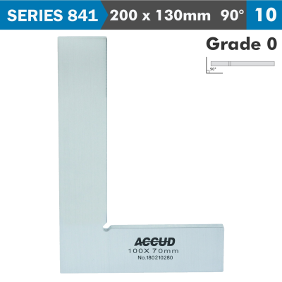 (image for) Flat Edge Square 90 Deg. Grade 0 200x130mm