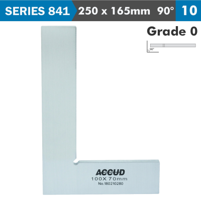 (image for) Flat Edge Square 90 Deg. Grade 0 250x165mm