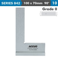 (image for) Flat Edge Square 90 Deg. Wide Base 100x70mm Din875