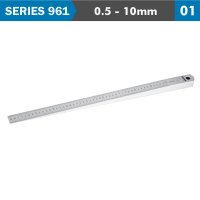 (image for) Taper Gauge 0.5-10mm 0.05mm Grad. 0.05mm Acc. S/steel