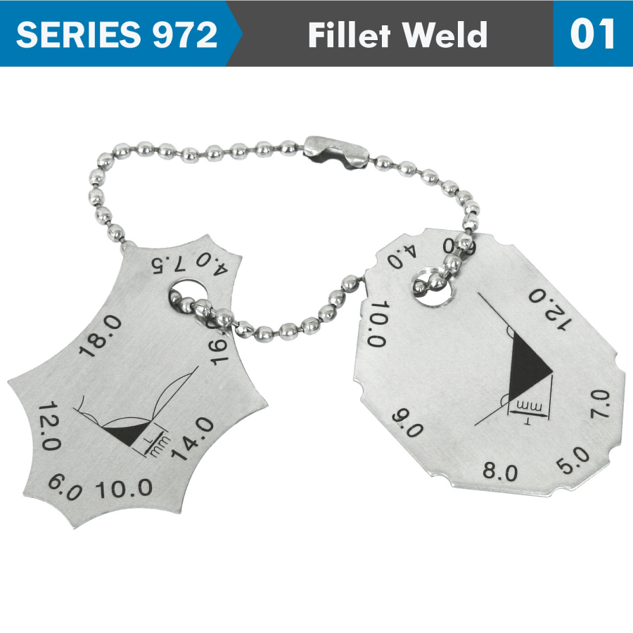 (image for) Welding Gauge 4-10,12mm/ 4-10,12,14,16,18mm Double Printing 0.5mm Acc