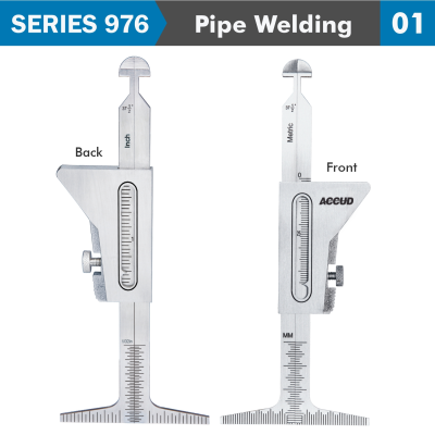 (image for) Pipe Welding Gauge 7 X Measuring Appl. 35,45,60,30,1.6,2.4mm, 37.5deg.