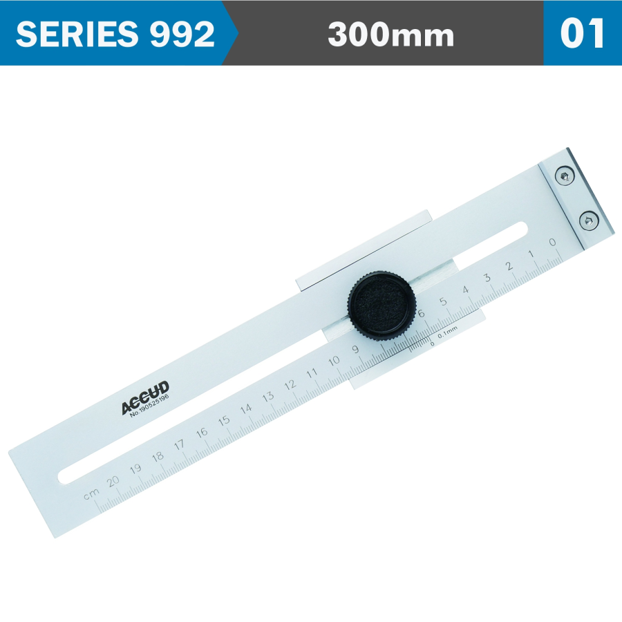 (image for) Marking Gauge 300mm 0.1mm Acc. 0.1mm Grad. S/steel