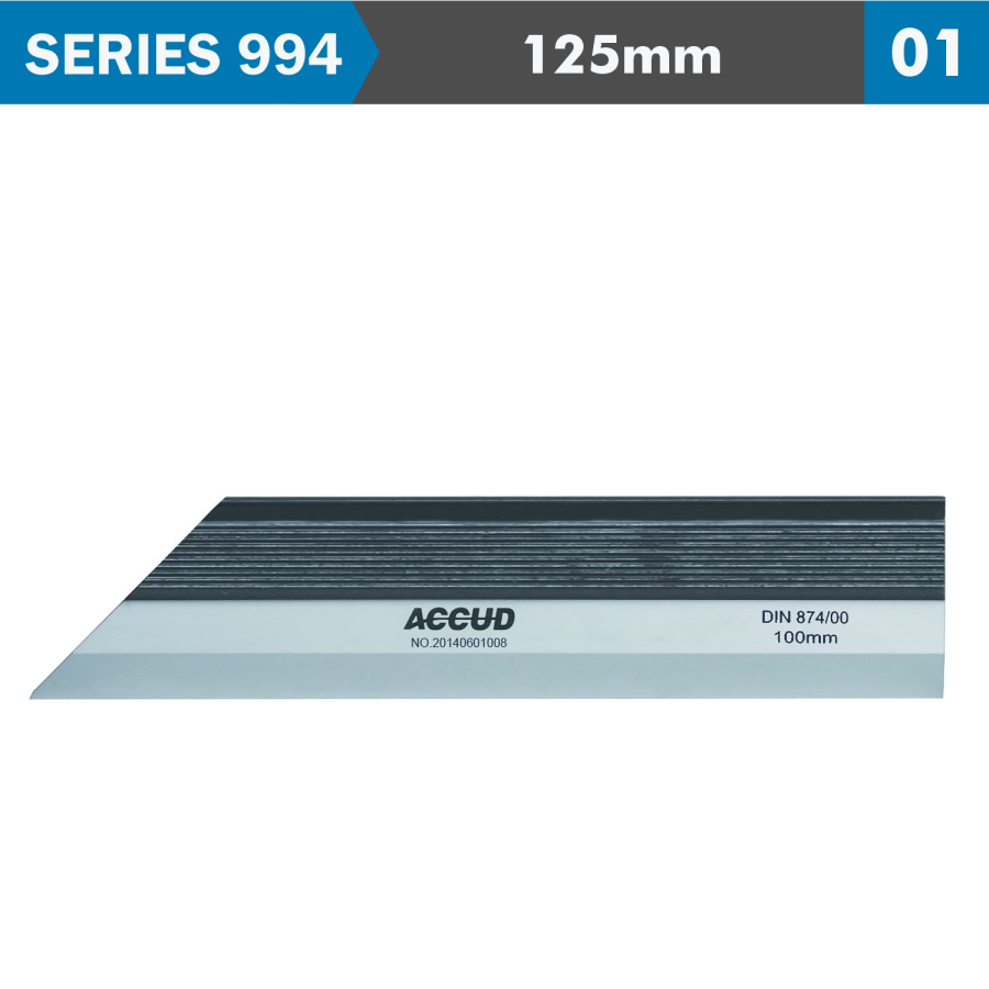 (image for) Straight Edge 125mm Din874 S/steel