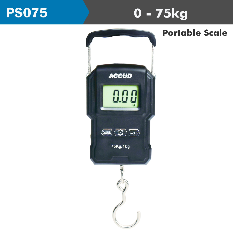(image for) Portable Pull Scale 0-75kg Range 0.01kg Res