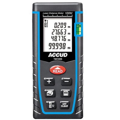 (image for) Laser Distance Meter 2x1.5v Aaa Bat. 1mm Res 1.5mm Acc. 0.1m-100m Rang