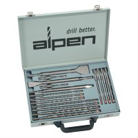 (image for) Use Alp50001sds Plus Drill And Chisel Set 16 Piece In Metal Carry Case