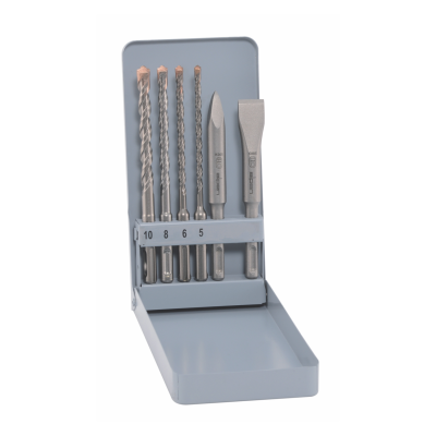 (image for) Sds Plus Mixed Set Sds 5 6 8 10mm X 160-chisel-flat 20 X 140-point 140