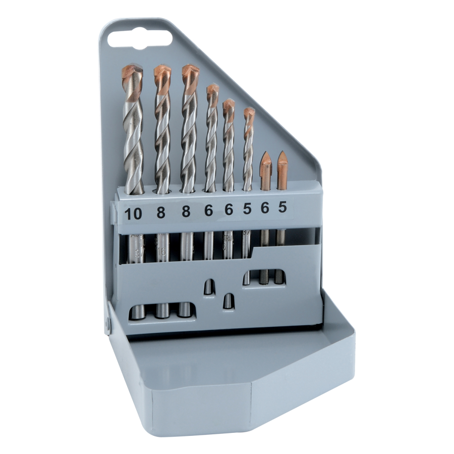 (image for) Glass And Tile Drill Bit Set 8 Piece