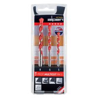 (image for) Alpen Multicut Drill Bit Set 3 Piece 5.6.8 Mm