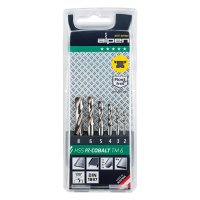 (image for) Cobalt Drill Bit Set 2-8mm Stubby