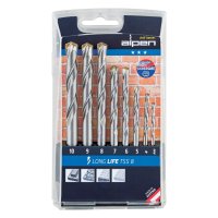 (image for) Masonry Drill Bit Set 8 Piece Long Life 3-10mm