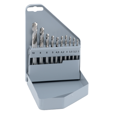 (image for) Alpen Hss Cobalt 10 Pcs Set Km Pz10 3 3.2 3.5 4 4.2 4.5 5 6 8 10mm