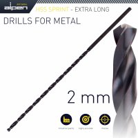 Hss Drill Bit 2mm 125 X 85 Extra Long (image for) Hss Drill Bit 2mm 125 X 85 Extra Long