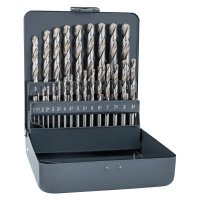 (image for) Alpen Pro Km25 Hss-g 1 -13 X 0.5mm Metal Case 135 Split Pnt Set 25 Pcs