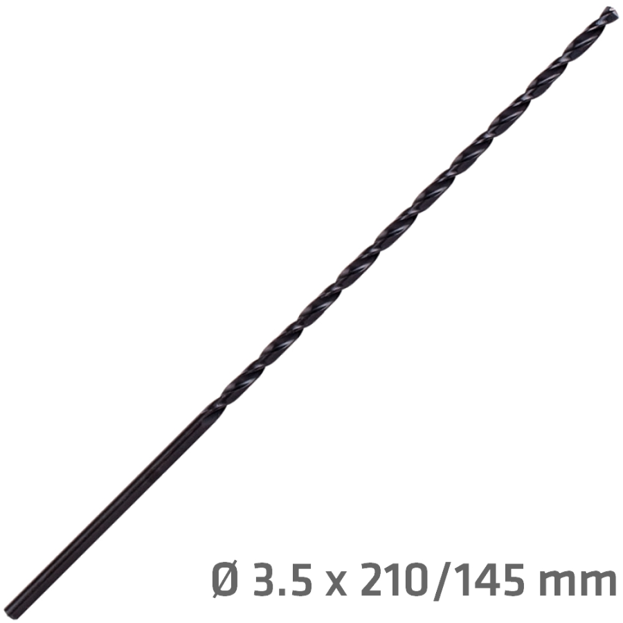 (image for) Hss Drill Bit 3.5mm 210 X 145 Extra Long